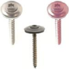 Vis à bois TORX 2TXF-20 - 4,5 x 60mm inox laqué rouge brun (8012)