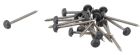 CLOU INOX EMBOUT PLASTIQUE LONGUEUR 40MM ANTHRACITE  - CI40A