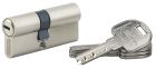 Cylindre de haute sûreté nickel satin Trafic 6 30x40 mm 5 clés réversibles