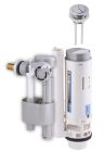 ensemble de chasse NF poussoir double volume 3/6L + robinett flotteur latéral M3/8