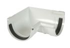 ANGLE DE GOUTTIERE INTERIEUR A JOINT POUR PROFILE LG25  BLANC     - AI25B