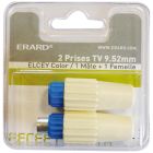 PRISE TV ELSEY 9.52MM 1 MALE+1 FEM. SC
