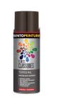 Peinture acrylique metal , bois , plastiques classique brillant gris foncé - aérosol de 0,4L