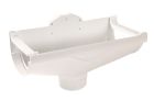 NAISSANCE CENTRALE DIAMETRE 80 POUR PROFILE GOUTTIERE TYPE 29 BLANC - UNAD29B