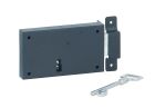 SERRURE APPLIQUE HORIZ PDT 140X80MM DTE 1 CL