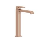 LAVABO QUADRI S MITIGEUR HAUT AVEC VIDAGE Up Down OR ROSE PVD