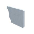 Talon moulurée droit - zinc - CLASSIC naturel