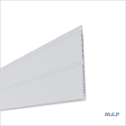 Bardage PVC - Bardex blanc - long. 5m x larg. 25cm x ep.mm