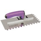 PLATOIR A COLLE INOX 270 X 130 DENTURE U 10X10MM