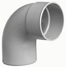 COUDE MALE/FEMELLE 87°30 DIAMETRE 125 GRIS     - UCX8GT