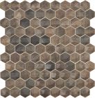 Mosaïque en verre recyclé - 4701/D ROYAL DARK HEX 35X35MM