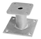 PIED DE POTEAU FIXE HT 48,3 X 150 - CE -  Bte de 10 - PIED DE POTEAU FIXE HT 48,3 X 150  Bte de 10
