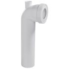 PIPE RIGIDE LONGUE COUDEE MALE D100MM+PIQUAGE  FEMELLE D40MM