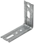 EQUERRE ACIER NERVUREE REGLABLE  80 X 65 X 30 X 2,0 mm - P/100