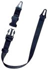 Jugulaire polyester 2 points noir