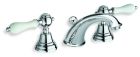 Mélangeur de lavabo CANOVA ELITE 3 trous bec coule - chromé