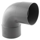 Coude PVC évacuation 87° femelle/femelle Ø200 - COUDE FEMELLE 87° D 200 8p