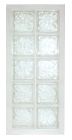 Panneau en brique de verre standard 198 n°25 - long. 107cm x haut. 47cm x ep. 8cm