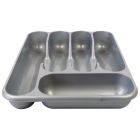 RANGE COUVERTS 5 CASES GRIS