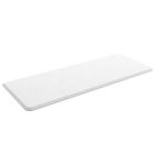 Plan de toilette UNIIQ 900 gauche CALACATTA pour plan vasque à poser 910 x 22 x