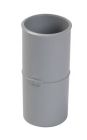 MANCHON FEMELLE/FEMELLE POUR TUBEEAU PLUVIALE POUR TD50 GRIS - JJGT