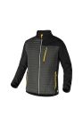 Veste - HYBRID SWEAT-JACKET COLOR BLOCK, Couleur BLK/FOREST NIGHT/YELLOW FLOWER, taille XXL