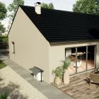 CAP AUTOPORTEE Pied 9019 NOIR MAT Casq 7016 GRIS ANT