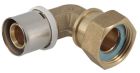 COUDE 90° A SERTIR -VIS A ECROU TOURNANT 15/21 D26   - FLCT2626F