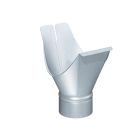 Naissance agrafable 333B18/Ø80 mm - zinc - CLASSIC naturel