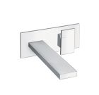 LAVABO MURAL TABULA AVEC PLAQUE SAILLIE 23 CM CHROME