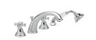 bain/douche chambord 4 trous sur gorge chrome