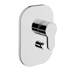 douche round encastree 2 sorties sans mecanisme
