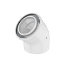 Coude 45° Rolux Condensation D110/160mm PPtl/alu