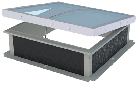BLUESTEEL AIR ELECTRIQUE 100/100 H420 PCA 10 AVEC GRILLE