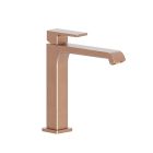LAVABO QUADRI S MI-HAUT OR ROSE BROSSE AVEC VIDAGE Up Down PVD