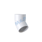 Coude mâle-femelle45° - Coude mâle-femelle45° pour Tuyau diamètre 100mm couleur BLANC