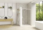 Paroi avec 1 volet coulissant avec seuil - SMART DESIGN CLT 170 Blanc TN