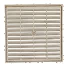 GRILLE MACONNERIE   CARREE 150 AVEC ANTI INSECTE  SABLE   - M164S