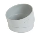SECTEUR DE COUDE MALE/FEMELLE 15° DIAMETRE 80 GRIS - USR1GT