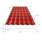 TUYLEO RAL 8004