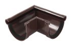 ANGLE DE GOUTTIERE EXTERIEUR A JOINT POUR LG16 MARRON - UAE16M