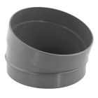 Secteur de coude PVC évacuation 15° mâle/femelle - diam. 100mm - SECTEUR DE COUDE 15° Ø100 40p