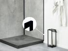 PROFILE MURAL REVELA U FINISHING TRIM - ALUMINIUM BLACK