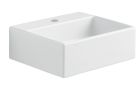 lave-mains ceramique quarelo a poser ou mural l.32xp.28xh.11 cm blanc