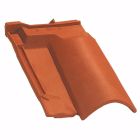 Sous faîtière terre cuite Oméga 10 Mistral - long. 49,5 cm x larg. 30,5 cm