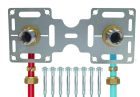 Kit platine raccordement douche à visser tube PER D16