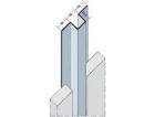 Profilé pour joncion verticale Pour plaque épaisseur 12,5mm Noir Longueur 2,50m
