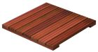 Dalle en bois exotique Prestidalle - long. 50cm x larg. 50cm x ep. 3,8cm - Prestidalle - long. 50cm x larg. 50cm x ep. 3,8cm