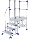 Plate-forme 4 marches 2 GC + rampe