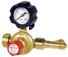Détendeur variable de 2 à 4 bar avec manomètre et sécurité, sortie 3/8e gauche